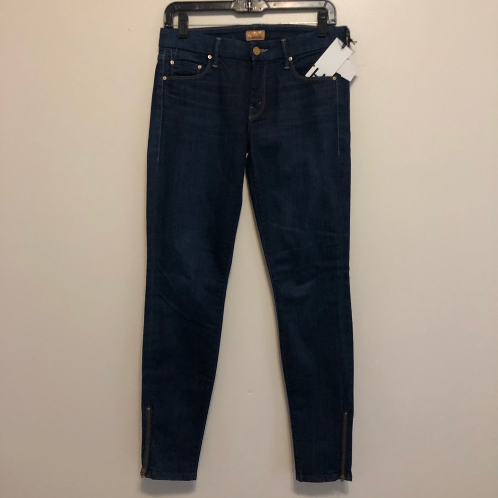 MOTHER Women's Skinny Jeans - Dark Blue